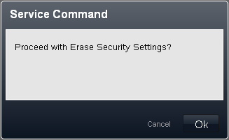 web erase security settings