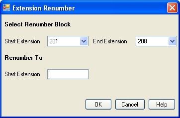 extension renumber